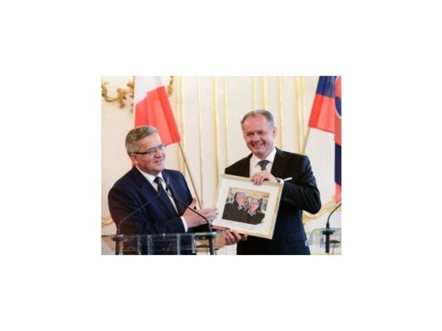 Komorowski navštívil Kisku, poslednýkrát ako poľský prezident